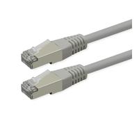 ROLINE Patch Cable Cat.6 (Class E), PoE, S/FTP (PiMF), Grey, 7 m