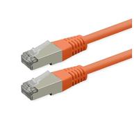 ROLINE Patch Cable Cat.6 (Class E) PoE S/FTP (PiMF) Orange 1.5m