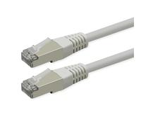 ROLINE Patch Cable Cat.6 (Class E), PoE, S/FTP (PiMF), White, 10 m