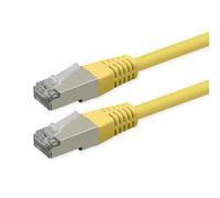 ROLINE Patch Cable Cat.6 (Class E) PoE S/FTP (PiMF) Yellow 10m