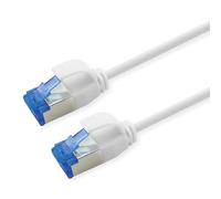 ROLINE Patch Cable Cat.6A (Class EA) S/FTP (PiMF), LSOH, PoE, White, 0.3 m