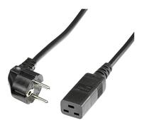 Roline Power Cable 2m Black Earthing Plug to IEC 320-C19 Socket 19.08.1552