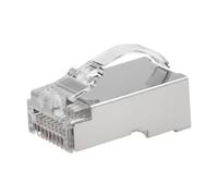 ROLINE RJ45 Male Shielded Cat.6/6A (Class E/EA) Single Pass for Solid/Stranded Wire (Pack of 10)
