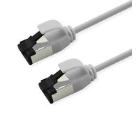 ROLINE S/FTP (PiMF) Patch Cable Cat.8 (Class I), Slim, LSOH, PoE, White, 3 m