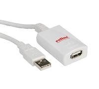 Roline USB 2.0 Extension 5 m White