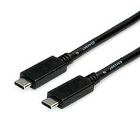 ROLINE USB 3.2 Gen 2 Cable with PD 20V5A Emark C-C ST/ST Black 1 m