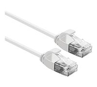 Roline | UTP Data Center Patch Cord Cat.6A | LSOH | Slim | White | 1 m