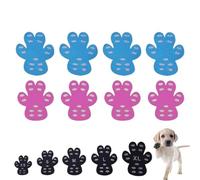 Rolipet Dog Slip Stopper Pads,Anti-Slip Dog Paw Protector,Peel And Stick Dog Shoe For Heat Pain Relief,Invisible Dog Patch Insoles,Paw Pads Protectors For Slipping On Smooth Floors(Blue+pink,L 1.69-1.