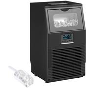 Rolipo HOMCOM Commercial Ice Maker 30kg With 4kg Storage Black Rolipo Black