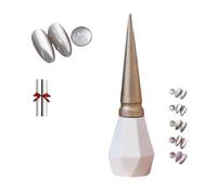 Rolita Gel Polish, Cat Eye Gel Nail Polish, Nude Ice-Clear Jade Gel, Jelly-Colored Nail Polish, Glass Pearl Sparkle Gel Nail Polish, Crystal Cat Eye Gel Polish Silver, Jelly Gel Nail Polish (Y21)