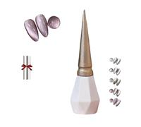 Rolita Gel Polish, Cat Eye Gel Nail Polish, Nude Ice-Clear Jade Gel, Jelly-Colored Nail Polish, Glass Pearl Sparkle Gel Nail Polish, Crystal Cat Eye Gel Polish Silver, Jelly Gel Nail Polish (Y26)