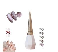 Rolita Gel Polish, Cat Eye Gel Nail Polish, Nude Ice-Clear Jade Gel, Jelly-Colored Nail Polish, Glass Pearl Sparkle Gel Nail Polish, Crystal Cat Eye Gel Polish Silver, Jelly Gel Nail Polish (Y25)
