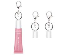 Rolitwils Keychain Holder for Lip Gloss Summer Fridays - Lip Balm Holder Keychain - Portable Lipgloss Case with Keyring, Pack-2, 1 Count (Pack of 2)