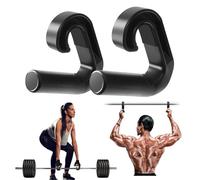 Rolitwils Neutral Grip Pull Up Handles - Heavy Duty Multi-Purpose Handles for Pull Ups & Deadlifts - Ergonomic Workout Handles & Exercise Machine Attachments with Premium Grips