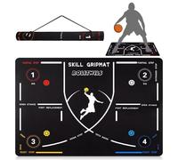 Roliwils Portable Non-Slip Basketball Mat. Basketball training mat for agility drills | Quiet EVA cushioning | Indoor/Outdoor | Carrying strap, easy storage | 46.85" x 35.63"