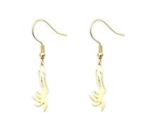 ROLIZHN Animal Dangle Earrings for Women Stainless Steel Snake Horse Peacock Octopus Drop Earrings, Celtic Knot Cutout Design, Hypoallergenic Jewelry Gift for Women Girlfriend (Octopus-G)