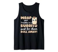 Roll Away Your Troubles Wrap Burrito Tank Top