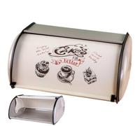 Roll Bamboo Bread Bin, Eco-friendly Kitchen Storage Bread Box with Lid for Optimal Freshness Natural, Organic Design