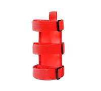 Roll Bar Fire Extinguisher Holder Car Boot Holder Car Fire Extinguisher Holder Strap Adjustable Belt for Car Practical Accessories Third Party Accessories for Jeep (Red)