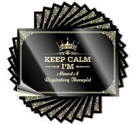 Roll Bumper Durable Cover | Keep Calm I'm Almost A Respiratory Therapist Love Self Adhesive Sticker for Travel DIY(12X18CM)