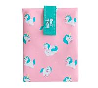 Roll’eat® Boc'n'Roll Mr Wonderful Unicorn | Reusable Sandwich Wrap | Sandwich Container | Eco-Friendly Food Bag | Washable & BPA-Free