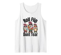 Roll Flip Don’t Tear Funny Norwegian Gnomes Lefse Tank Top