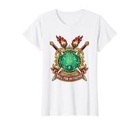 Roll for Initiative Halloween Breakout Pack Tabletop Gamer Value Graphic T-Shirt, Women, White, S