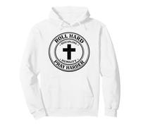 Roll Hard Pray Harder Jesus Jiu Jitsu Discipline Humility Pullover Hoodie