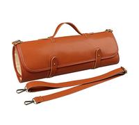 Roll Heavy Duty 10 Knives Top Grain Chef Roll Bag Interior and Rear Zippered Pockets Travel Storage for Dies for Card Making On