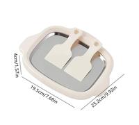 Roll Ice Cream Maker - Easy DIY Food Grade Reusable | Homemade Ice Cream Maker for Kids | for Kids Adults Homemade Soft Serve Sorbet Dessert Yogurt Home Kitchen Countertop