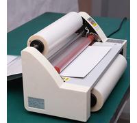 Roll Laminator, 350mm Digital Display, Single and Double-Sided Thermal Lamination Machine, 0.1-5mm Coating Thickness, Ideal for Home, Office, School