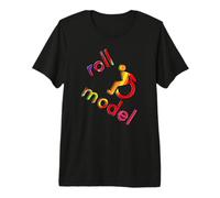 Roll Model! Disability Pride Inspiration - Wheelchair Users Premium T-Shirt