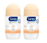 Roll On Dermo Sensitive Gentle Protection Compatible With Sanex Sensitive Roll On With 48 Hour Protection With Welari Thank You Card (2 Packs)