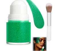 Roll-On Holographic Body Glitter Gel - Sparkling Chameleon Color-Changing & Chunky Mermaid Sequins for Face, Hair & Body (Green)