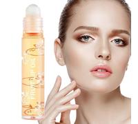 Roll-on Lip Gloss - 4ml Pout Oils, Nourishing Tinted Lip Oil, High Shine, Non-Sticky Finish, & Cruelty-Free, Clear | Oisturising Lips Balm For A Sheer Tint Of Colour