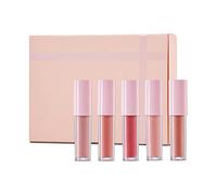 Roll on Lip Gloss Fruit Velvet Liquid Lipstick Cosmetics Classic Waterproof Long Lasting Smooth Soft Arrival Color Full Lip Gloss Women Gifts 15ml Doll 10 Lipstick