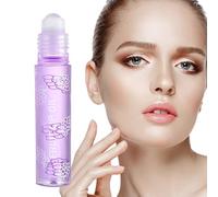 Roll-on Lip Gloss - Pout Oil, Nourishing Tinted, High Shine, Non-Sticky Finish, Cruelty-Free, Honey Shimmer | Lip Gloss Kits Non Hydrating Glow Moisturizing Oil Gloses Transparent