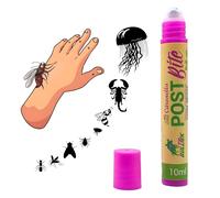 Roll-on pen with natural napuncture, instant relief of itching and redness for mosquito bites, vesps, bees, ticks, fleas, jellyfish - aloe, mint and lemongrass (10ml)