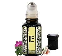 Roll On Perfume Body Oil - Midnight Bloom Black Orchid Inspired 6ml - Long-Lasting Amber Floral with Vanilla, Patchouli & Sandalwood - Alcohol-Free Concentrated Fragrance for Women