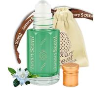 Roll On Perfume Oil Coco Powder 6ml - Alcohol Free Concentrated Perfume Oil, Long Lasting Floral Powdery Women’s Fragrance, Travel Size Glass Vial with Velvet Gift Pouch