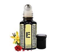 Roll On Perfume Oil Locka Royal Black Musk 6ml - Alcohol-Free Attar with Black Vanilla Husk, Rose & Sandalwood Notes for Long-Lasting Oriental Fragrance and Daily Body Use