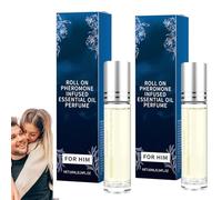 Roll On Pheromone Perfume for Women, Pheromone Perfume for Women to Attract Men, Roll-On Infused Essential Oil Perfume, Concentrate Body Perfume Oil (2PC B)