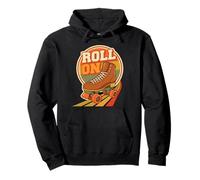Roll On Roller Skate Vintage Skate Pullover Hoodie
