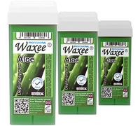 Roll on wax cartridge roller wax refill 100ml hair removal, waxing, Herbal line from UK brand - Waxee x 3pcs (Aloe)