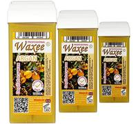 Roll on wax, roller wax cartridge, 100ml, pack of 3, ARGAN from UK brand WAXEE!