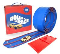 Roll&Race Flexible Car Track 400cm - Made in Europe - Flexi Race Track for Kids - Toy Car Track Set - Long Car Tracks Boys & Girls