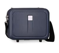 Roll Road Cambodia Adaptable Toiletry Bag Blue 29x21x15cm Hard ABS 9.14L 0.8 kg, Blue, Nececer Adaptable