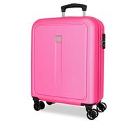 Roll Road Cambodia Cabin Suitcase Pink 40x55x20cm Rigid 2.9kg Combination Lock Side ABS 2.9kg 37L Hand Luggage, Pink, One Size, Cabin Suitcase