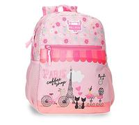 Roll Road Coffee shop Nursery Backpack Pink 27x33x11 cms Polyester 9,8L