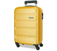 Roll Road Flex Cabin Suitcase Beige 35x55x20 cms carry-on luggage Air Europa Hard Shell ABS Side Combination Lock 33L 2,78 kgs 4 Double Wheels